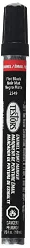 Testors Enamel Paint Marker Black Fine Tip | ASTM D-4236 Certified thumbnail 2