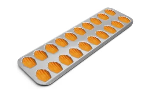 Fox Run Mini Madeleine Pan, 20-Cup, Non-Stick | Even Heat Transfer & Easy Release thumbnail 1