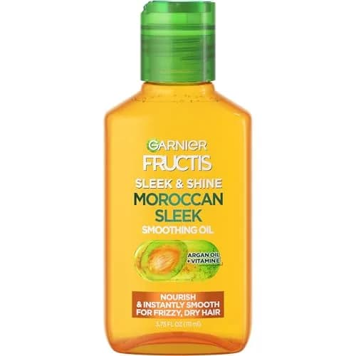 Garnier Fructis Sleek & Shine Moroccan Sleek Smoothing Oil 111ml (3.75 Fl Oz) | Frizz Control for Dry Hair thumbnail 1