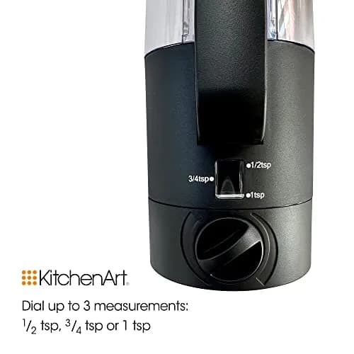 KitchenArt Automeasure Adjustable Sugar Dispenser/Shaker Black 198ml (0.75 Cup) | Portion Control Coffee Bar Essential thumbnail 5