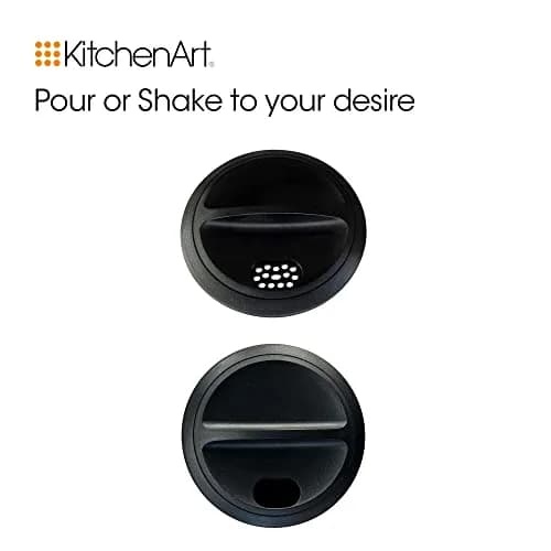 KitchenArt Automeasure Adjustable Sugar Dispenser/Shaker Black 198ml (0.75 Cup) | Portion Control Coffee Bar Essential thumbnail 6