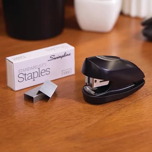 Swingline Tot Mini Stapler Black 3.3cm (1.3in) | Jam-Free Stapling for Students & Office thumbnail 2