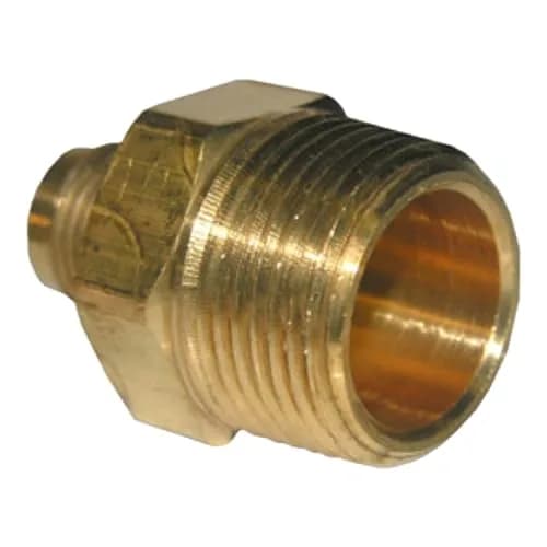 LASCO 17-4835 3/8-Inch Flare by 3/4-Inch Male Pipe Thread Brass Adapter | Durable Brass, Long-Lasting Connection thumbnail 1