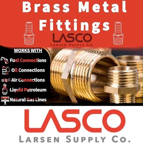 LASCO 17-4835 3/8-Inch Flare by 3/4-Inch Male Pipe Thread Brass Adapter | Durable Brass, Long-Lasting Connection thumbnail 3