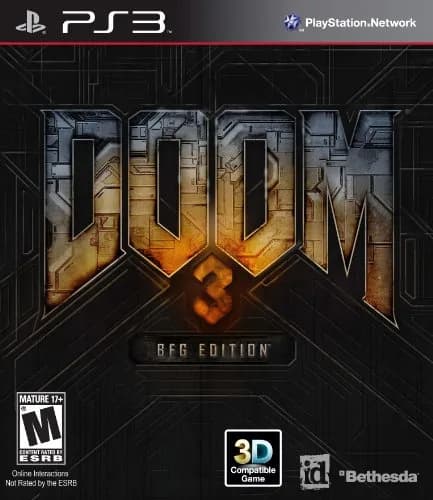 Bethesda Doom 3 BFG Edition | PlayStation 3 Game with Remastered Content & New Levels thumbnail 1