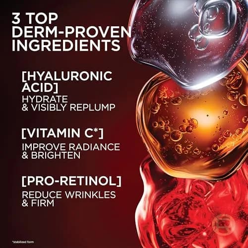 L'Oreal Paris Revitalift Triple Power Anti-Aging Face Moisturizer, 1.7 Oz | Reduces Wrinkles, Firms & Brightens Skin thumbnail 5