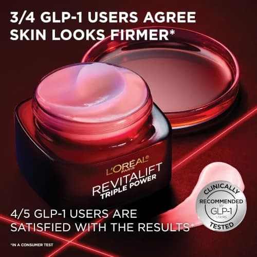 L'Oreal Paris Revitalift Triple Power Anti-Aging Face Moisturizer, 1.7 Oz | Reduces Wrinkles, Firms & Brightens Skin thumbnail 3