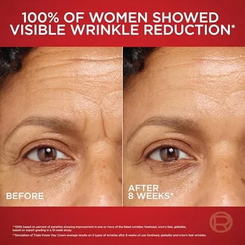 L'Oreal Paris Revitalift Triple Power Anti-Aging Face Moisturizer, 1.7 Oz | Reduces Wrinkles, Firms & Brightens Skin thumbnail 4