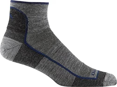 Darn Tough Vermont Men's Merino Wool 1/4 Ultra-Light Athletic Socks X-Large | Seamless, Breathable & Guaranteed for Life thumbnail 1