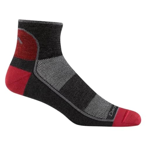 Darn Tough Vermont Men's Merino Wool 1/4 Ultra-Light Athletic Socks | Seamless, Low Cut, Breathable thumbnail 1