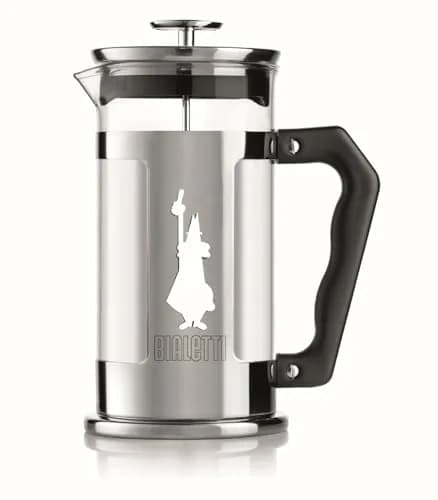 Bialetti Preziosa Stainless Steel 3-Cup French Press Coffee Maker 350ml (12 Fl Oz) | Brew Rich Coffee with Fine Mesh Filter thumbnail 1