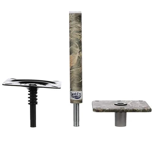 Attwood Lock'N-Pin 11" Pedestal Kit 3/4" Pin Camouflage 7"x7" Base | ABYC Code B Compliant Marine Seating thumbnail 1