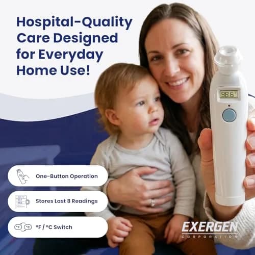 Exergen Temporal Artery Thermometer | Fast Accurate Forehead Reading for Kids & Adults thumbnail 5