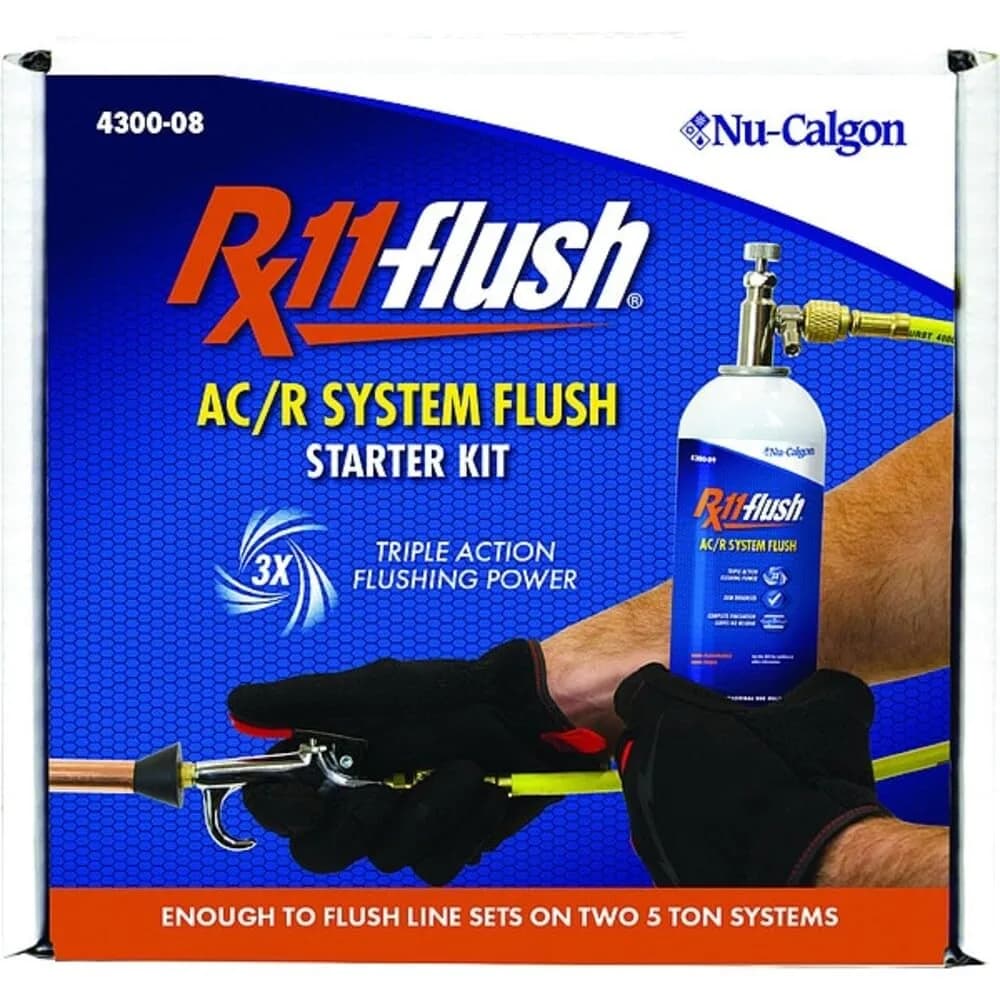 Nu-Calgon RX-11 Flush Starter Kit 2466014 | Refrigeration System Flushing Solution - main product image