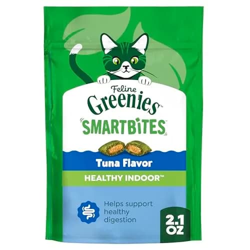 Greenies Feline Smartbites Tuna 2.1 oz | Supports Digestion & Weight Management thumbnail 1