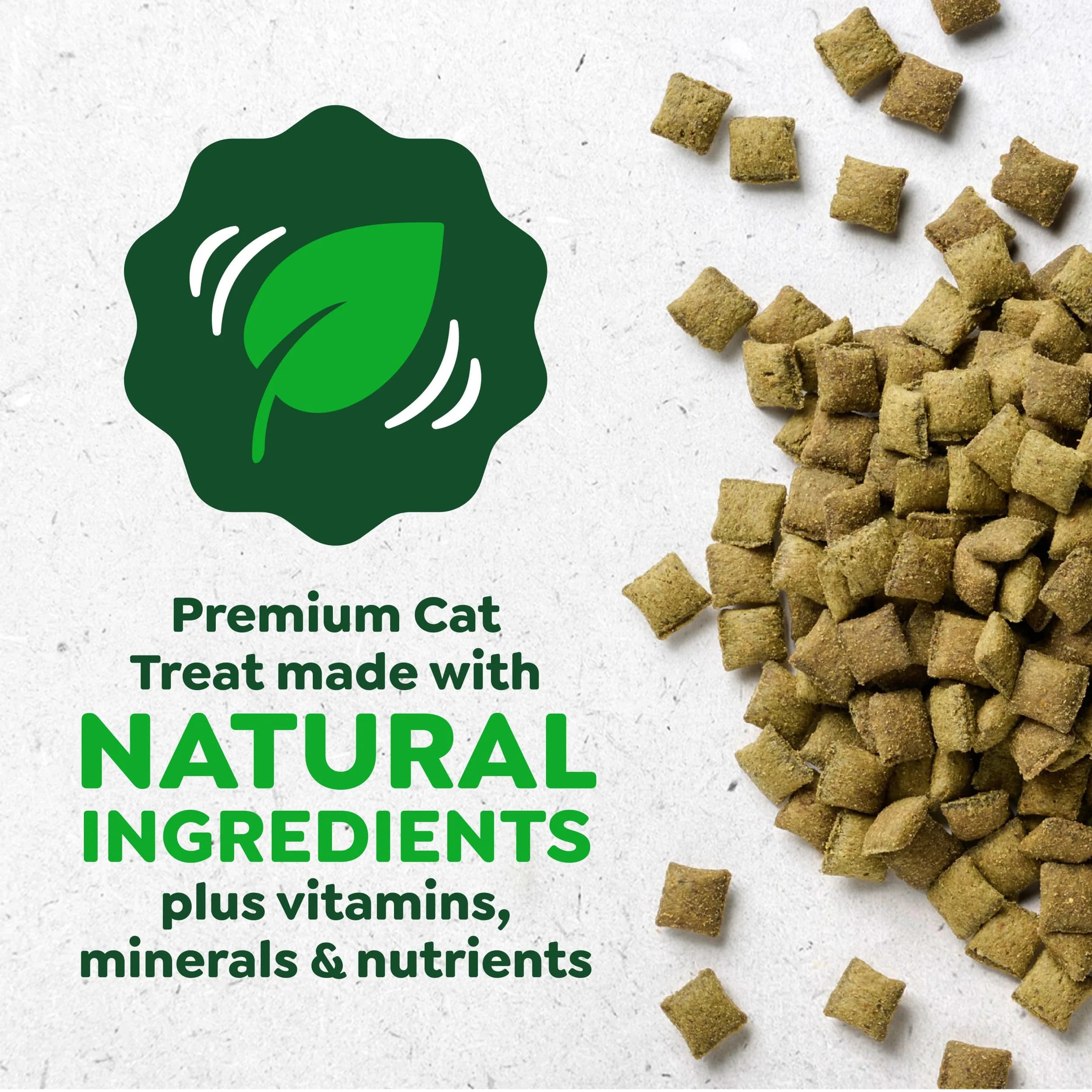 Greenies Feline Smartbites Skin & Fur Health Cat Treats, Chicken, 2.1 oz (60 g) | Vet-Designed for Healthy Skin & Fur - view 5