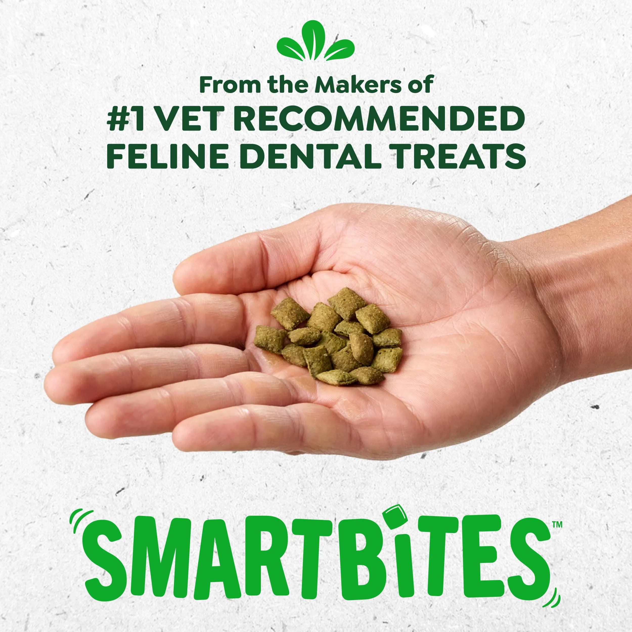 Greenies Feline Smartbites Skin & Fur Health Cat Treats, Chicken, 2.1 oz (60 g) | Vet-Designed for Healthy Skin & Fur - view 3