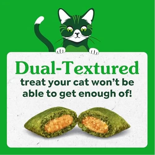 Greenies Feline Smartbites Skin & Fur Health Cat Treats, Salmon, 60g (2.1 oz) | Veterinarian-Formulated for Healthy Skin & Fur thumbnail 4
