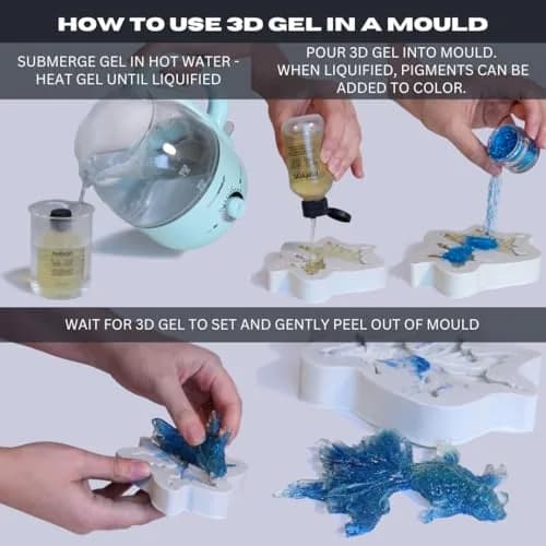 Mehron 3D Gel - 0.5 oz CLEAR | Special FX Gelatin Makeup for Realistic Effects thumbnail 5