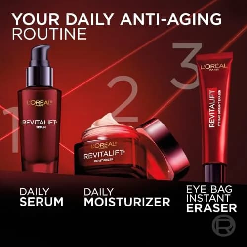 L'Oreal Paris Revitalift Triple Power Anti-Aging Face Serum 30ml (1 Fl Oz) | Repairs Wrinkles, Redensifies Skin thumbnail 6