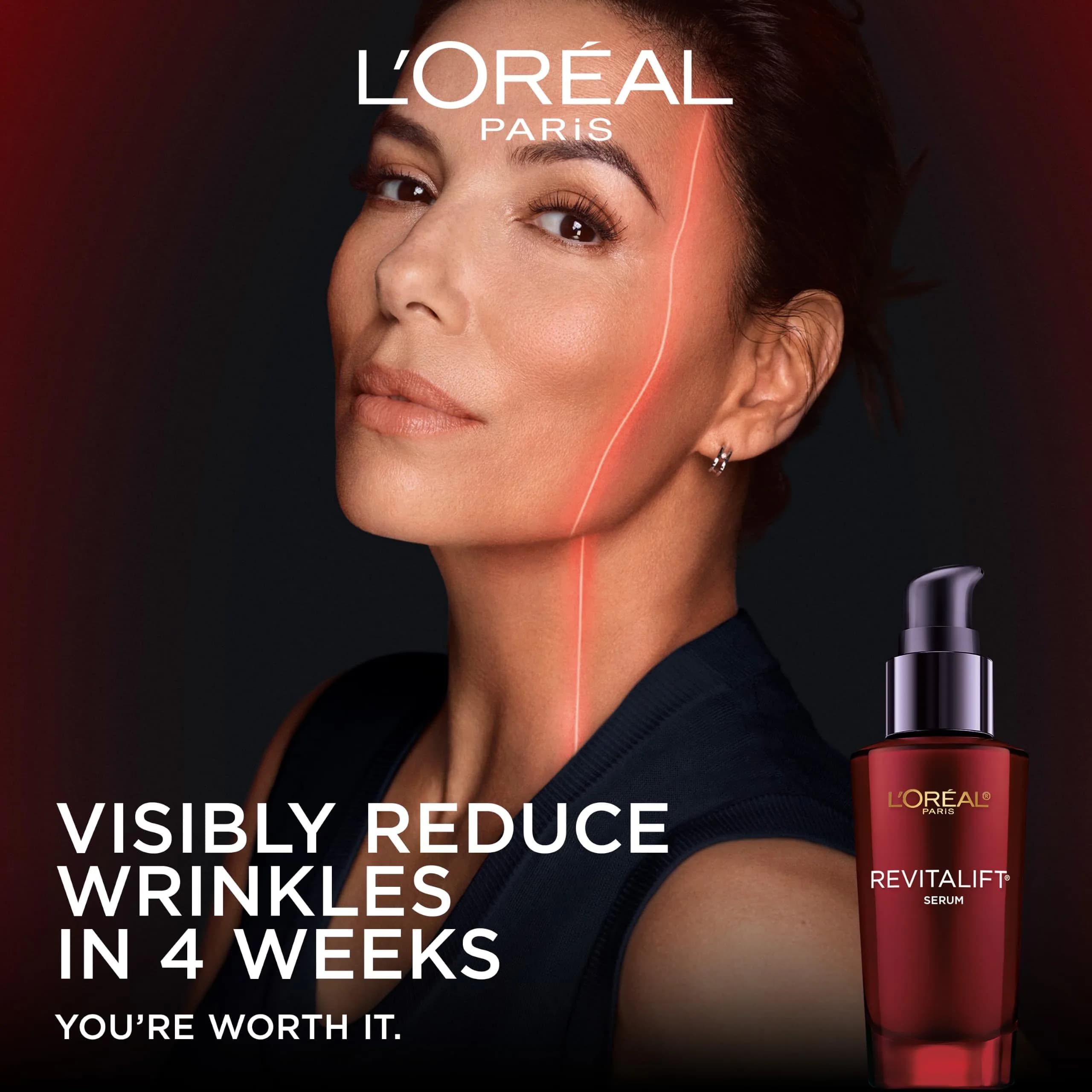 L'Oreal Paris Revitalift Triple Power Anti-Aging Face Serum 30ml (1 Fl Oz) | Repairs Wrinkles, Redensifies Skin - view 2