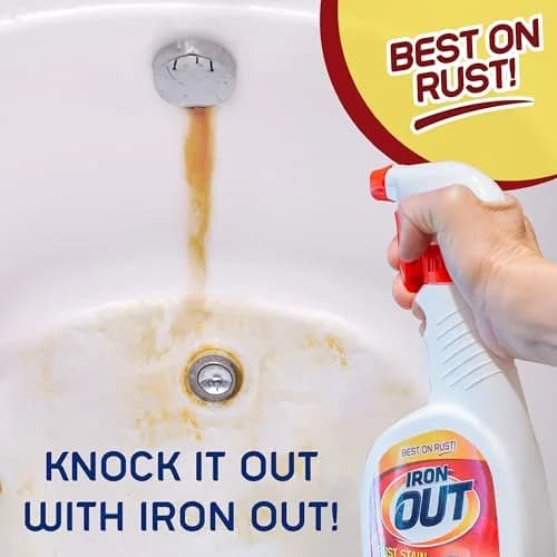 Iron OUT Rust Stain Remover Spray Gel 710ml (24 Fl Oz) | Clings to Dissolve Rust Stains on Contact thumbnail 4