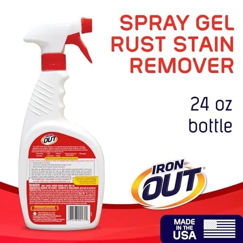 Iron OUT Rust Stain Remover Spray Gel 710ml (24 Fl Oz) | Clings to Dissolve Rust Stains on Contact thumbnail 2