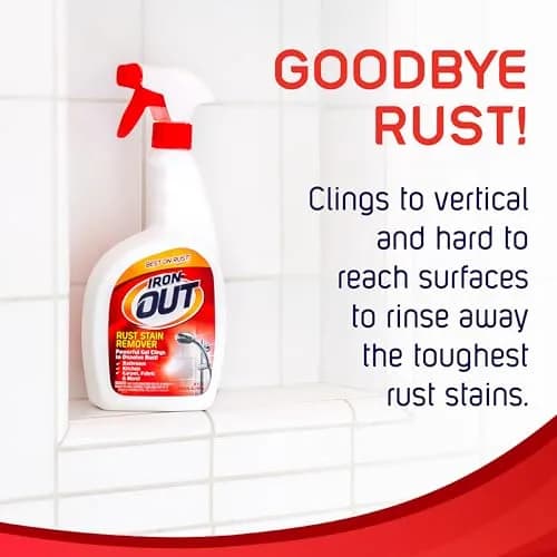 Iron OUT Rust Stain Remover Spray Gel 710ml (24 Fl Oz) | Clings to Dissolve Rust Stains on Contact thumbnail 3