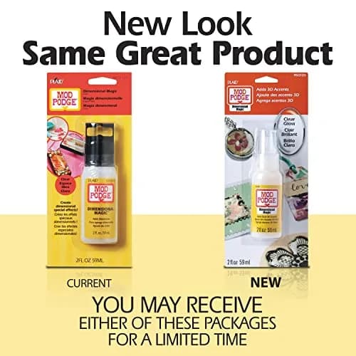 Mod Podge Dimensional Magic 2oz Clear | Epoxy-Like 3D Gloss Finish for Crafts thumbnail 2