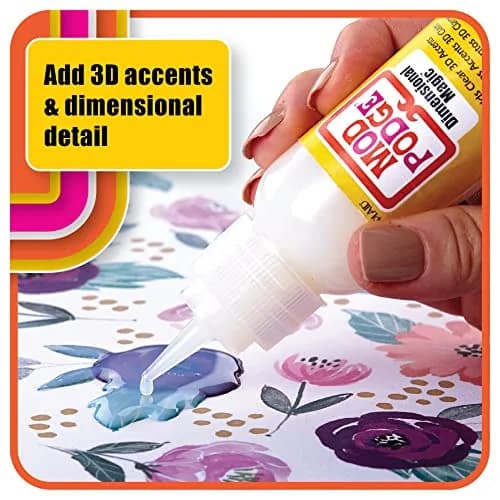 Mod Podge Dimensional Magic 2oz Clear | Epoxy-Like 3D Gloss Finish for Crafts thumbnail 3