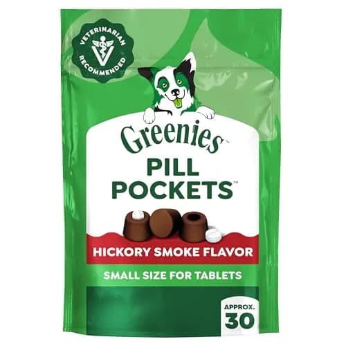 Greenies Pill Pockets Small Size Dog Treats Hickory Smoke Flavor 3.2 oz (90.7 g) | Vet-Recommended for Hiding Pills thumbnail 1