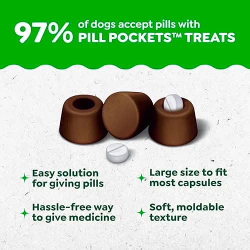 Greenies Pill Pockets Small Size Dog Treats Hickory Smoke Flavor 3.2 oz (90.7 g) | Vet-Recommended for Hiding Pills thumbnail 2