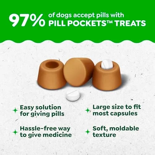 Greenies Peanut Butter Pill Pockets Small Size Dog Treats 30 Count (1.5 oz) | Vet-Recommended for Small Dogs thumbnail 2