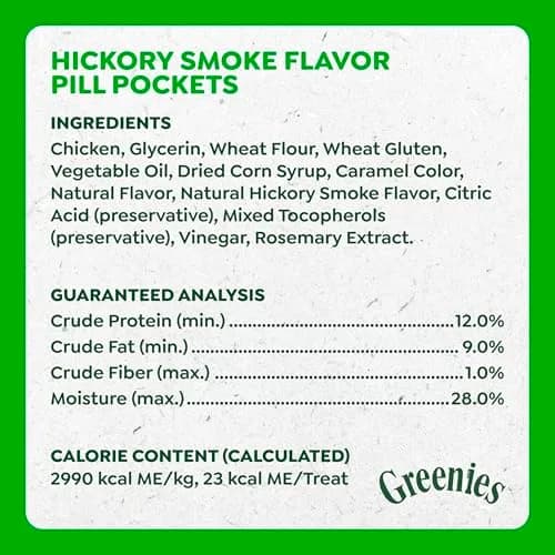 Greenies Pill Pockets Large Size Dog Treats Hickory Smoke 30 Count (240g / 7.9oz) | Vet-Recommended Pill Masking thumbnail 4