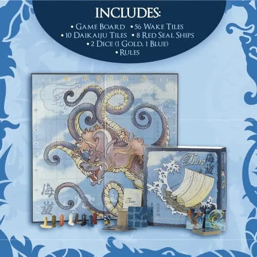 Calliope Tsuro of the Seas Strategy Board Game | Path Building Tile Laying for 2-8 Players thumbnail 5