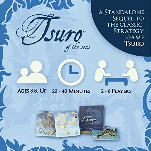 Calliope Tsuro of the Seas Strategy Board Game | Path Building Tile Laying for 2-8 Players thumbnail 2
