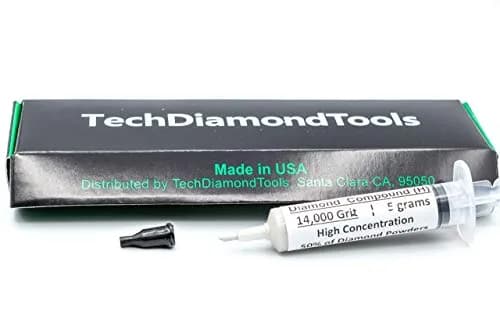 TechDiamondTools Diamond Polishing Compound 5g (0.176 oz) | 14,000 Grit (0-1 Micron) for Mirror Finish thumbnail 6