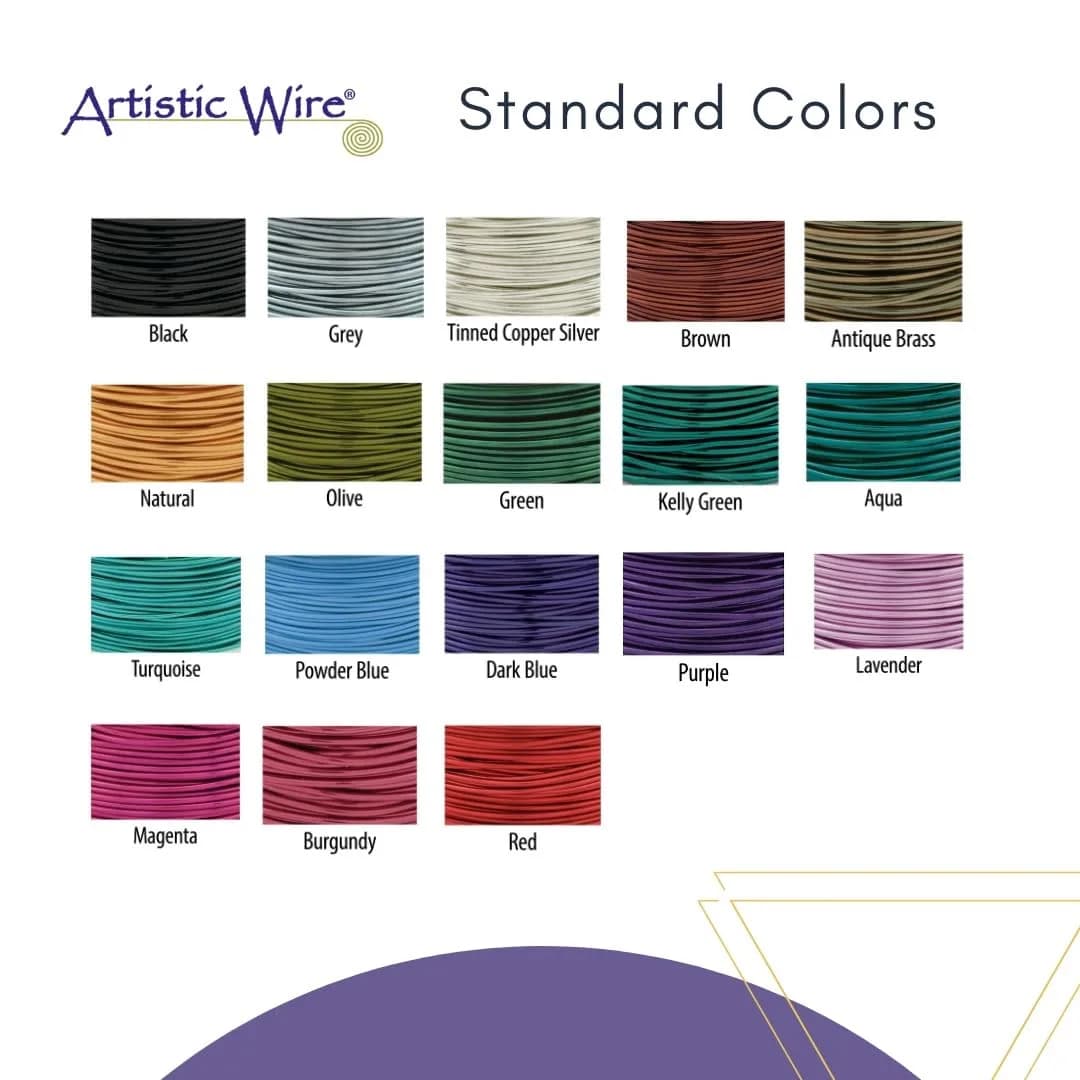Artistic Wire Silver Plated Copper Craft Wire 20 Gauge Gold Color 25 ft (7.62 m) | Dead Soft, Tarnish Resistant - view 5
