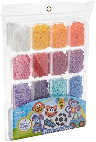 Perler Beads Fun Colors Fuse Beads with Storage Tray | 4000 pcs thumbnail 1