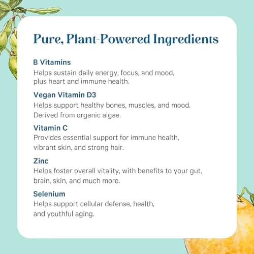 PURE SYNERGY Multi·Vita·Min for Men & Women 60 Tablets | Whole-Food Organic Multivitamin thumbnail 5