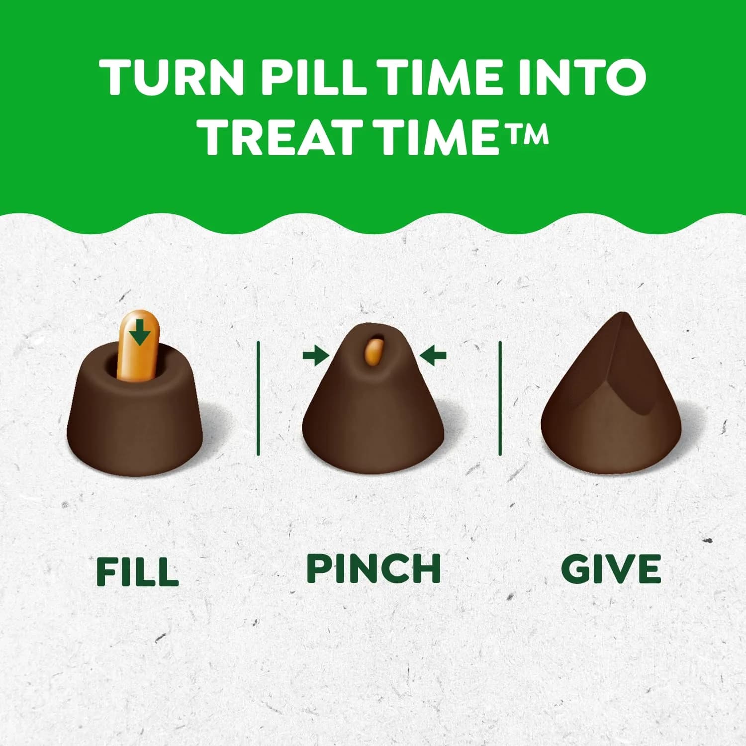 Greenies Pill Pockets Large Size Dog Treats Hickory Smoke 180 Count (30 Count x 6 Packs) | Vet-Recommended Medication Masking Treats - view 2