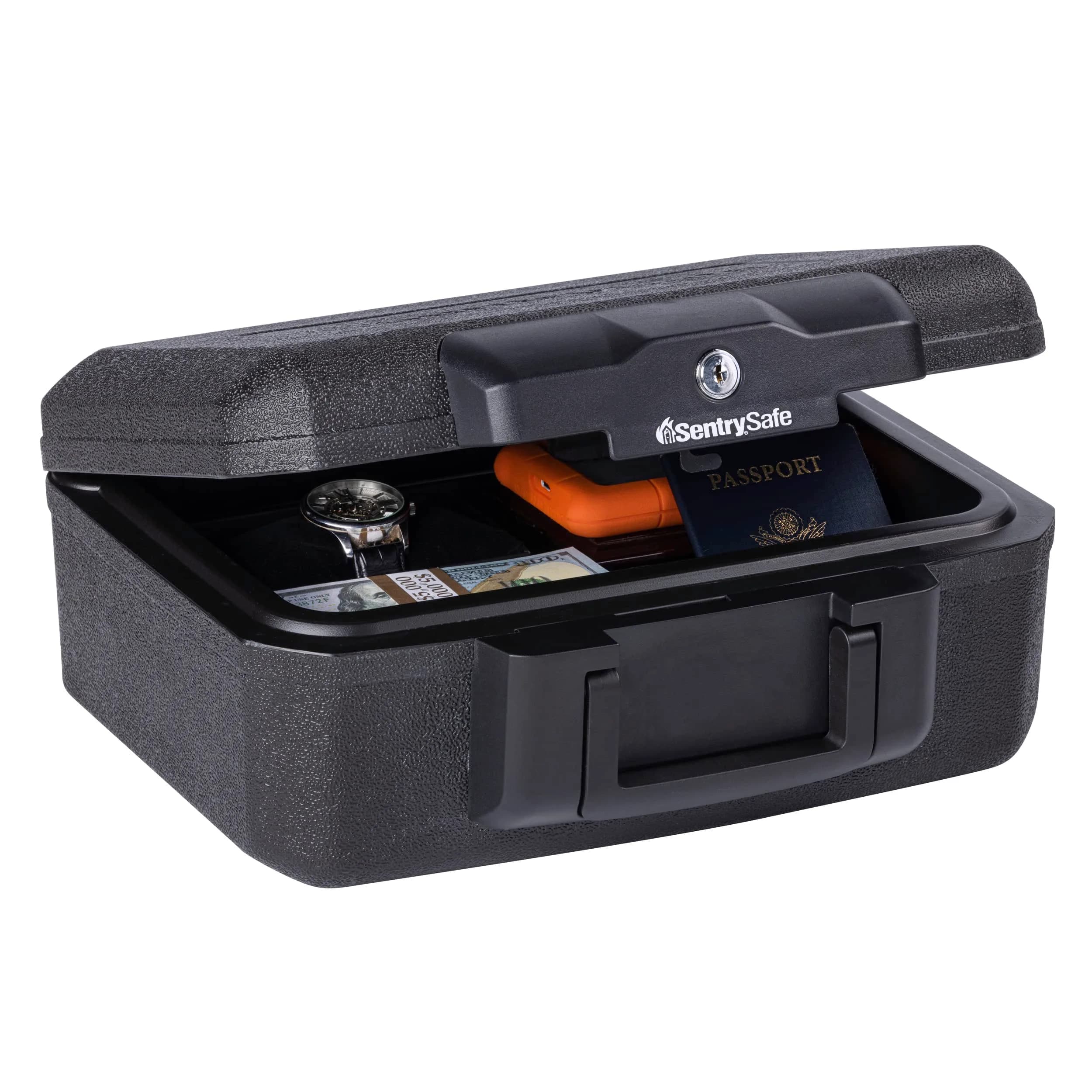 SentrySafe 1210 Fireproof Safe with Key Lock 5.16L (0.18 cu. ft.) | UL Classified 30-Min Fire Protection — Fire resistant box