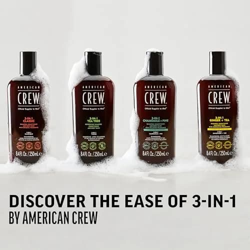 American Crew 3-in-1 Shampoo, Conditioner & Body Wash 1000ml (33.8 Fl Oz) | Classic Scent for Men thumbnail 6