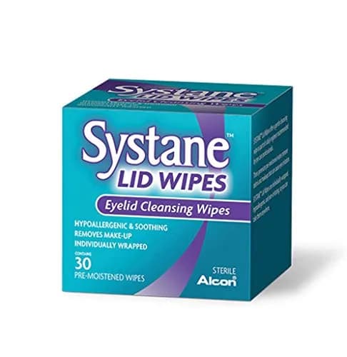Systane Lid Wipes Eyelid Cleansing Wipes 30 Count | Microfiber, No Flavor, USA Origin thumbnail 1