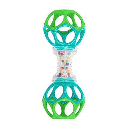 Bright Starts Oball Shaker Rattle Toy | BPA-Free, Easy Grip for Newborns & Infants thumbnail 1