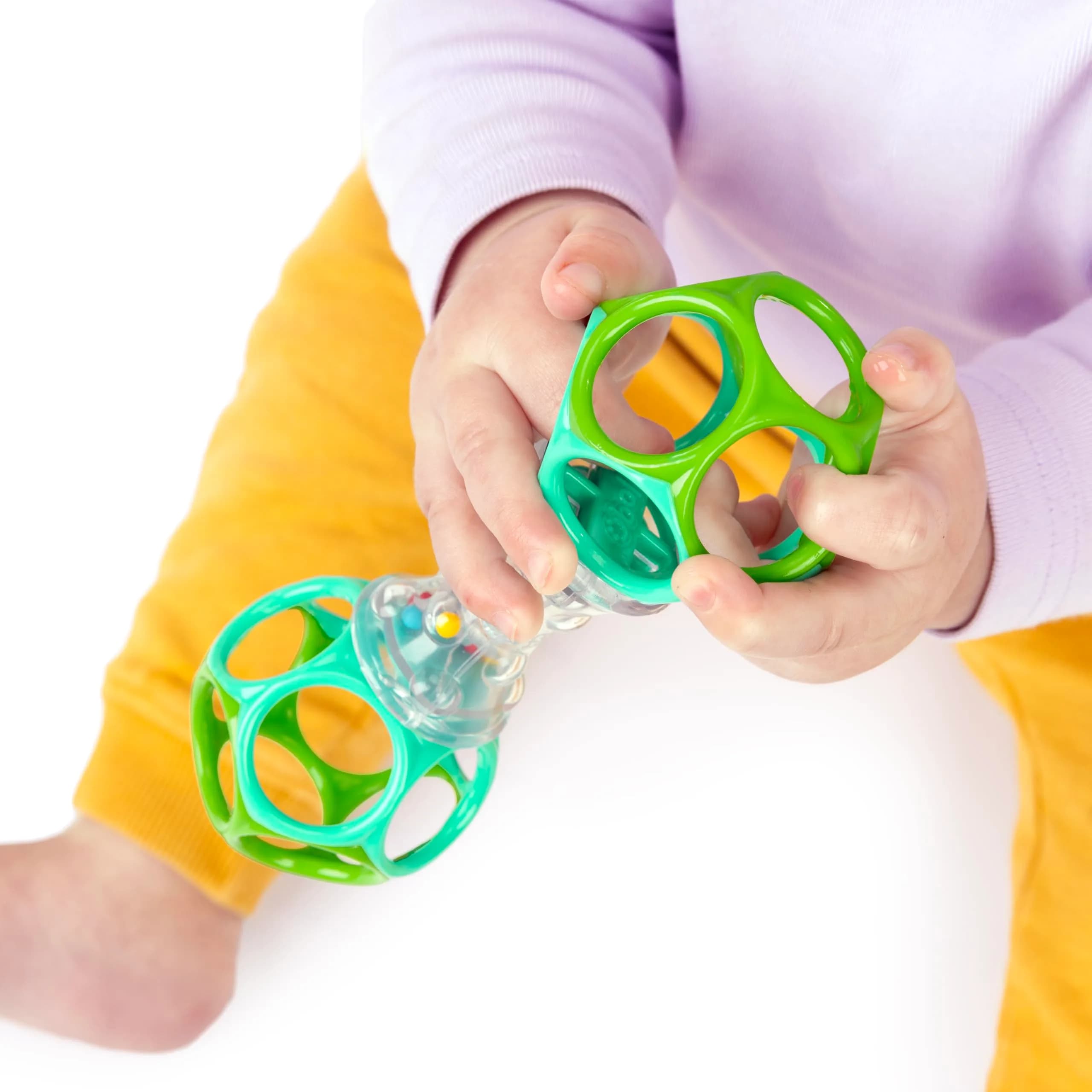 Bright Starts Oball Shaker Rattle Toy | BPA-Free, Easy Grip for Newborns & Infants - view 4