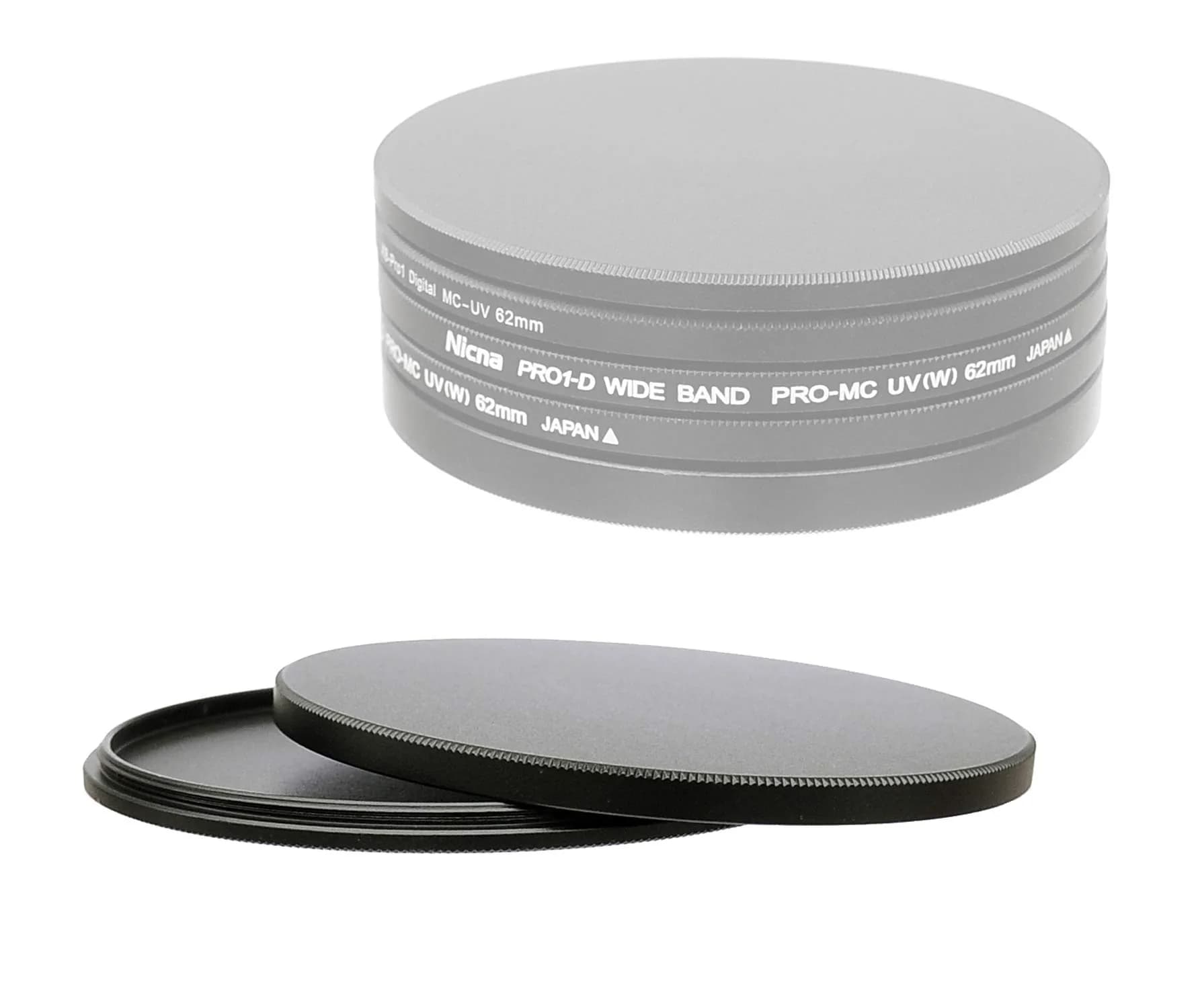 Fotasy 67mm Metal Filter Stack Caps Set, Aluminum Alloy, Slim 6mm Height | Protects Filters from Dust, Scratches & Fingerprints — 67mm
