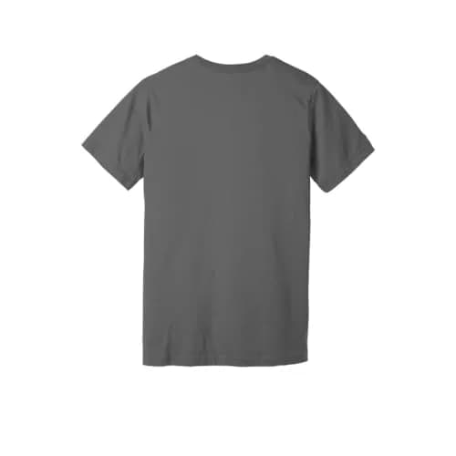 Bella + Canvas Jersey Short Sleeve Tee | Unisex Cotton T-Shirt in Asphalt (3X-Large) for Casual Wear thumbnail 3