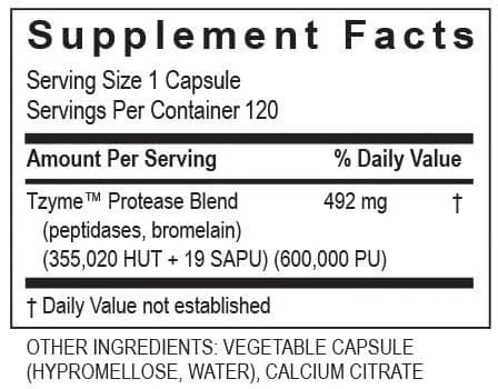 TRANSFORMATION Enzymes - Protease Digestive Supplement 120 Capsules | Supports Healthy Digestion & Immunity thumbnail 4
