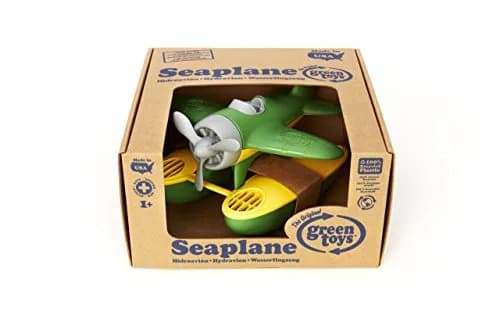 Green Toys Seaplane Bath Toy, 22.86cm (9in) L x 25.4cm (10in) H | BPA-Free, Phthalate-Free Floatplane for Pincer Grip thumbnail 4